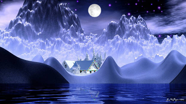 Full Moon Holiday Snow