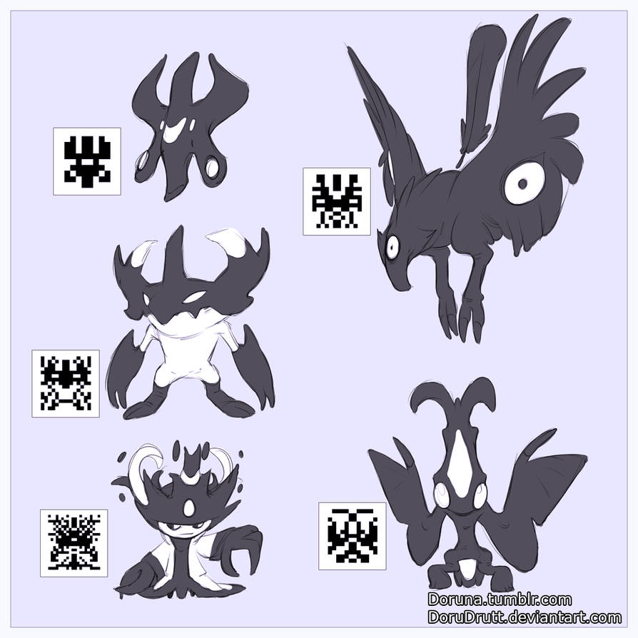Discover-a-bug creatures by DoruDrutt