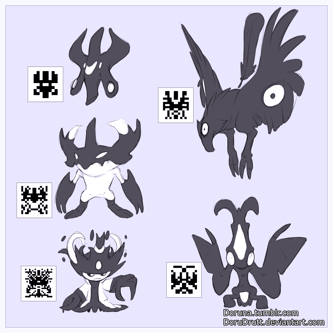 Discover-a-bug creatures by DoruDrutt