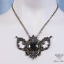 Black diamond necklace