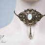 Pearlescent gothic victorian choker