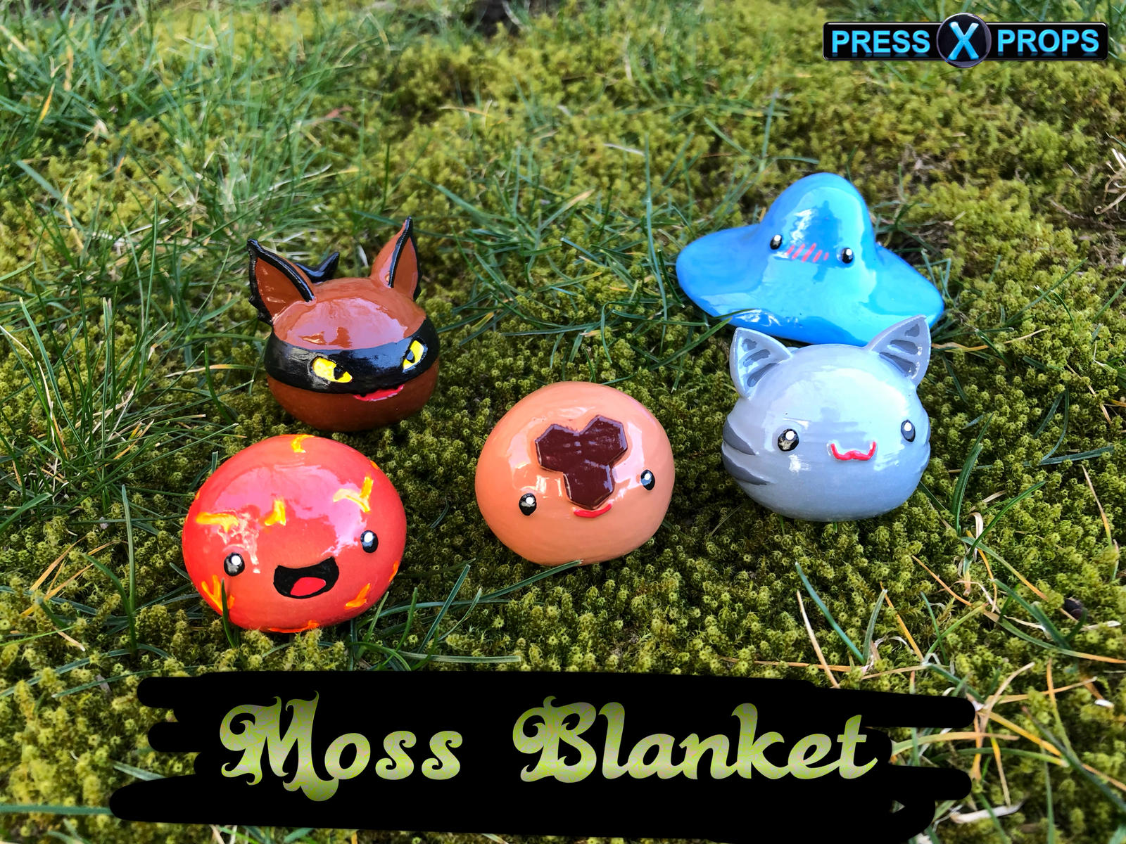 Moss Blanket Slimes by Press-X-Props on DeviantArt
