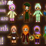 Chibi muslima in different jobs :D