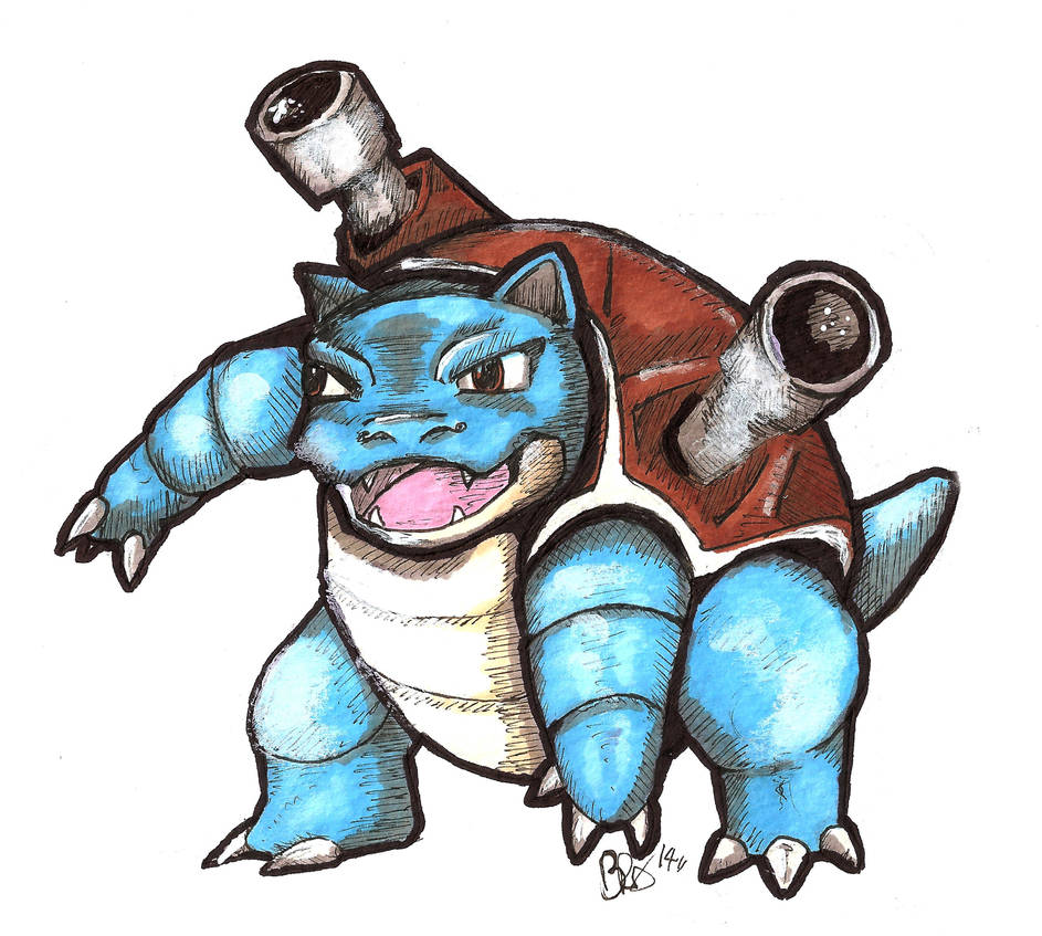 Blastoise by Tebyx on DeviantArt