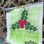 I followed theHolly flower tutorial to draw Holly