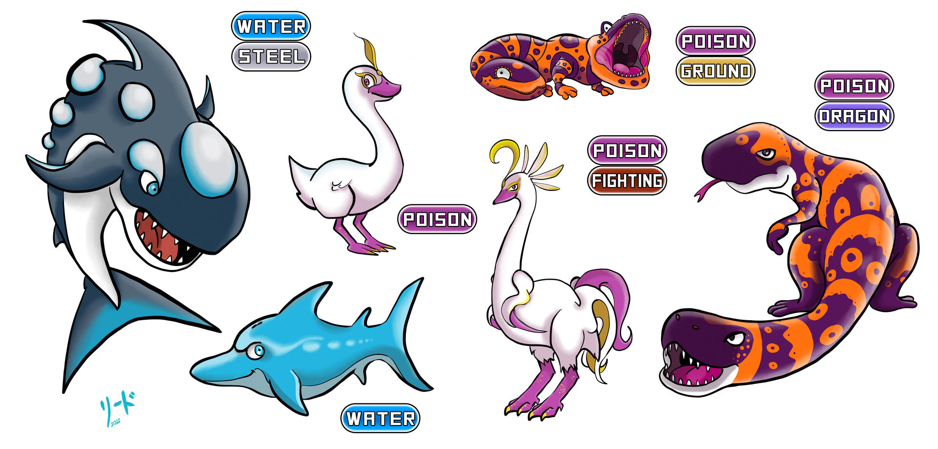 Fakemon Python Fakemon by EcchiRhino on DeviantArt