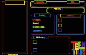Teen Titans Template