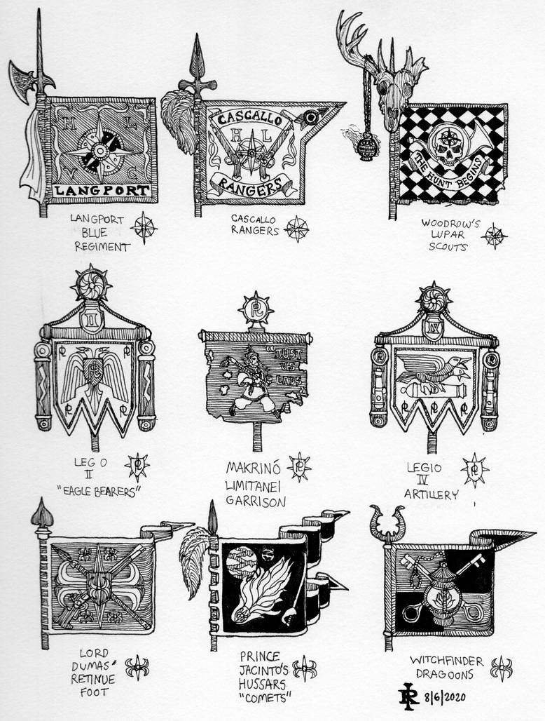 Regular Infantry Sign Regimental Standards by RifleInfantry on DeviantArt