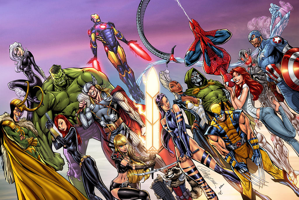 Avengers Color Sample by assisleite on DeviantArt