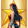 Wonder Woman Pinup Color Sample