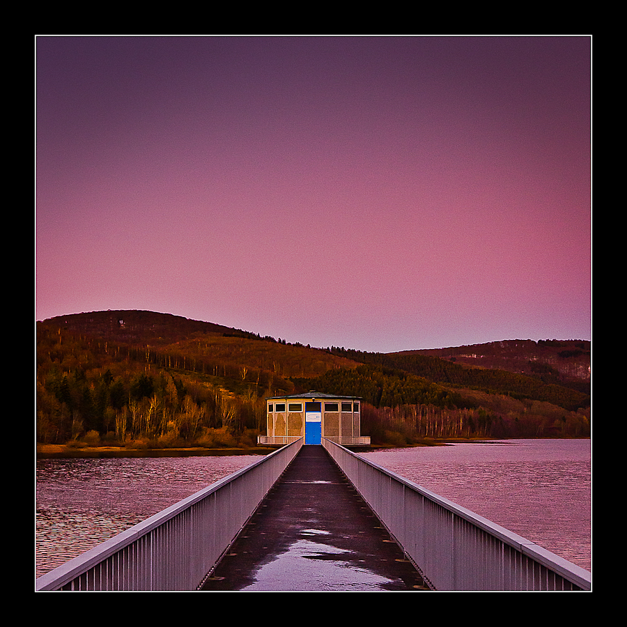 The blue door