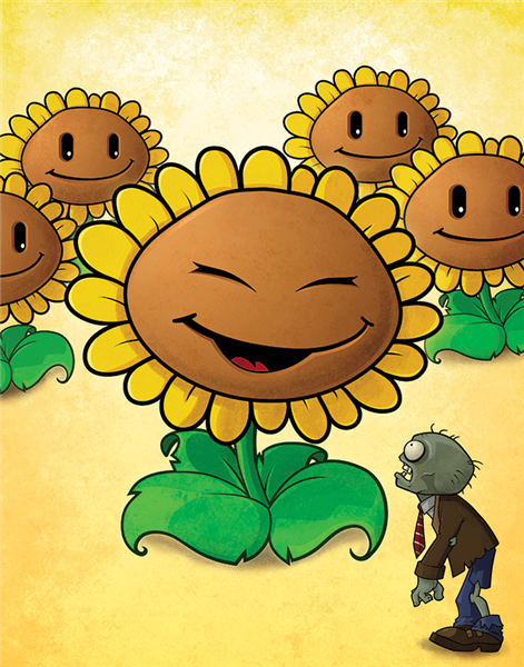 Plants vs. Zombies - #PvZ Sunflower wishes you a happy #EarthDay