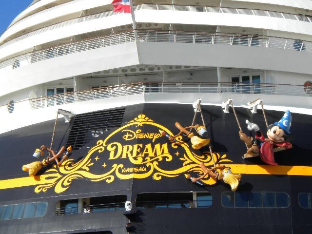 Sorcerer Mickey on the Disney Dream