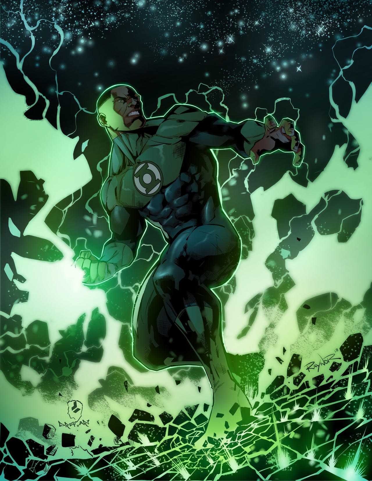 Green Lantern John Stewart by DreyArt99 on DeviantArt