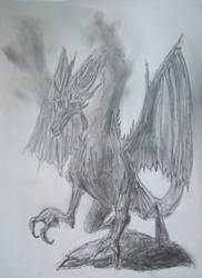 Dark Dragon Sketch