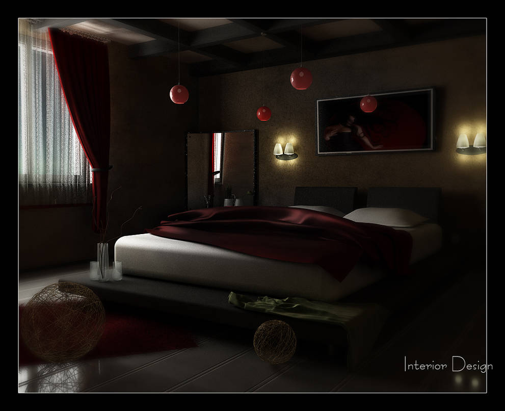 Interior Design, Bedroom by akula13 on DeviantArt