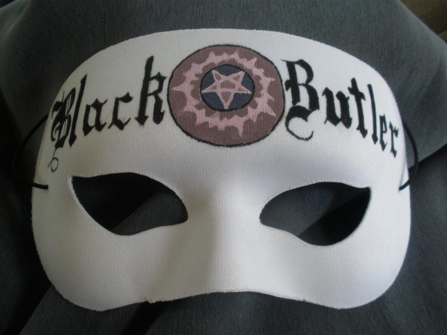 Butler Mask Black Butler Mask by 42believer on DeviantArt