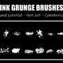 20 Ink Grunge Brushes - Commercial Use
