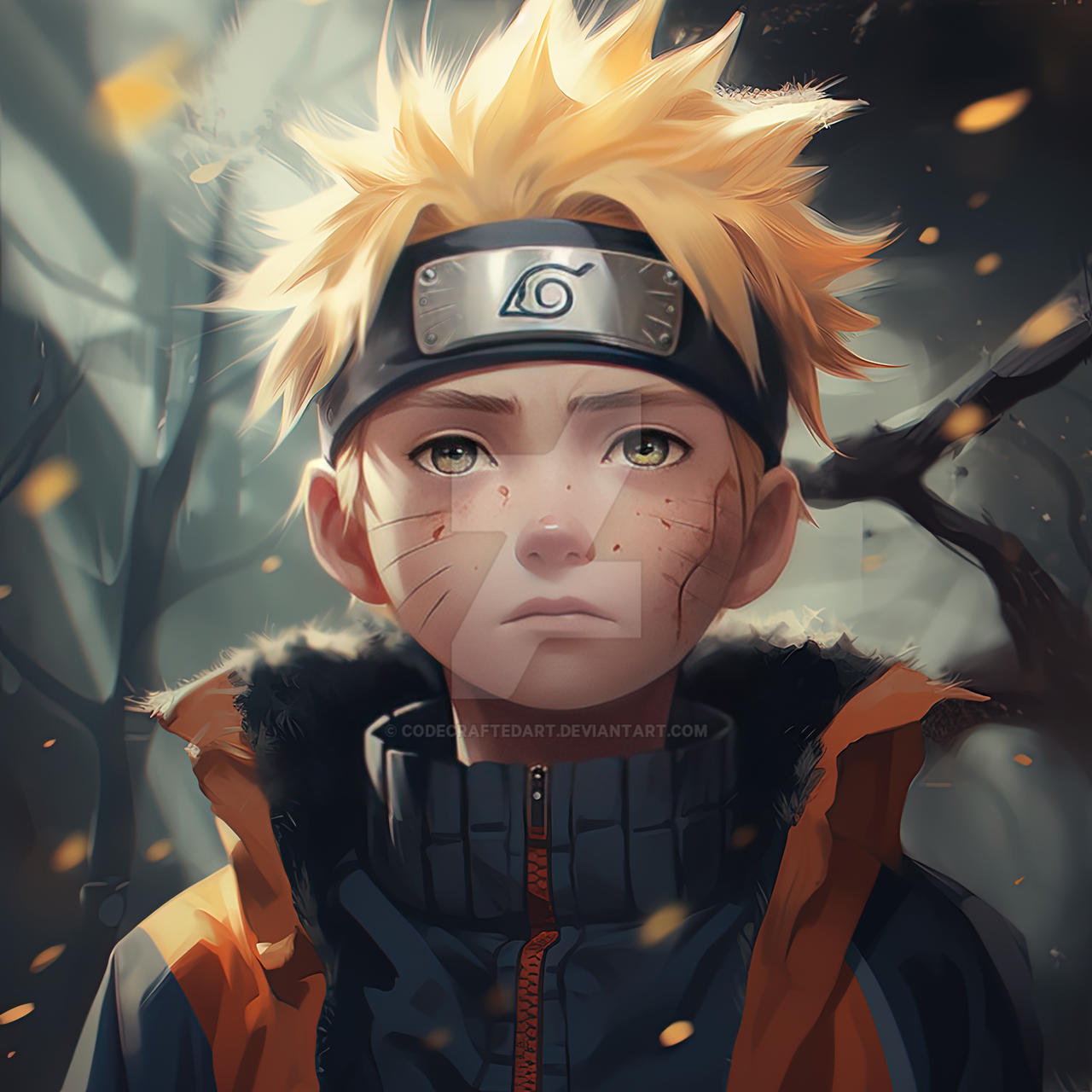 Young Naruto Uzumaki | Moneco Arts