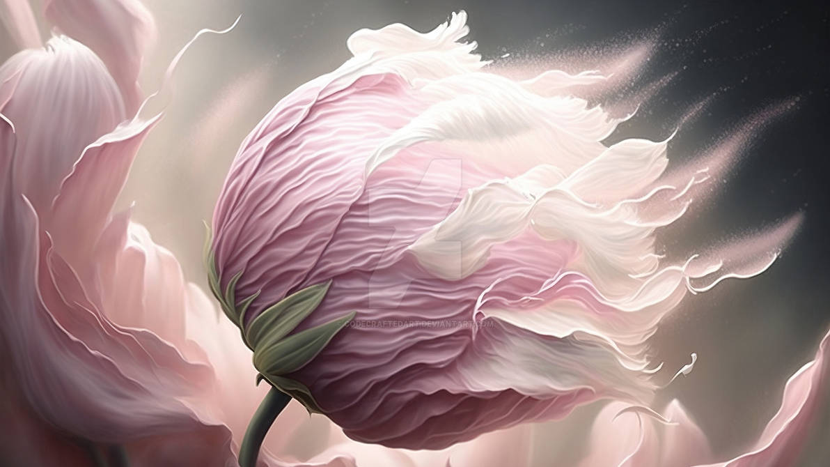 Dissolving Flower by CodeCraftedArt on DeviantArt