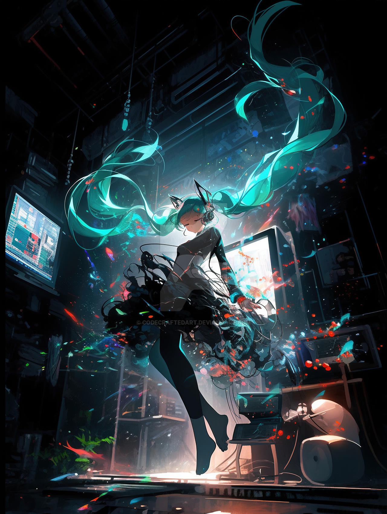 Hatsune Miku by CodeCraftedArt on DeviantArt