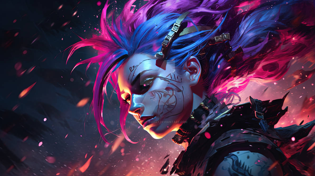 League Of Legends Jinx by CodeCraftedArt on DeviantArt