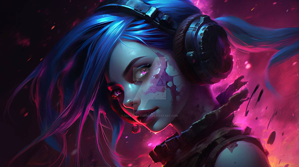 League Of Legends Jinx by CodeCraftedArt on DeviantArt