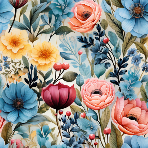 Patterns Profile Picture DeviantArt Seamless Floral Pattern Profile Skin by CodeCraftedArt on ...