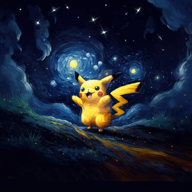 Interesting Pokemon Fan Art Combines Pikachu With the Night Sky
