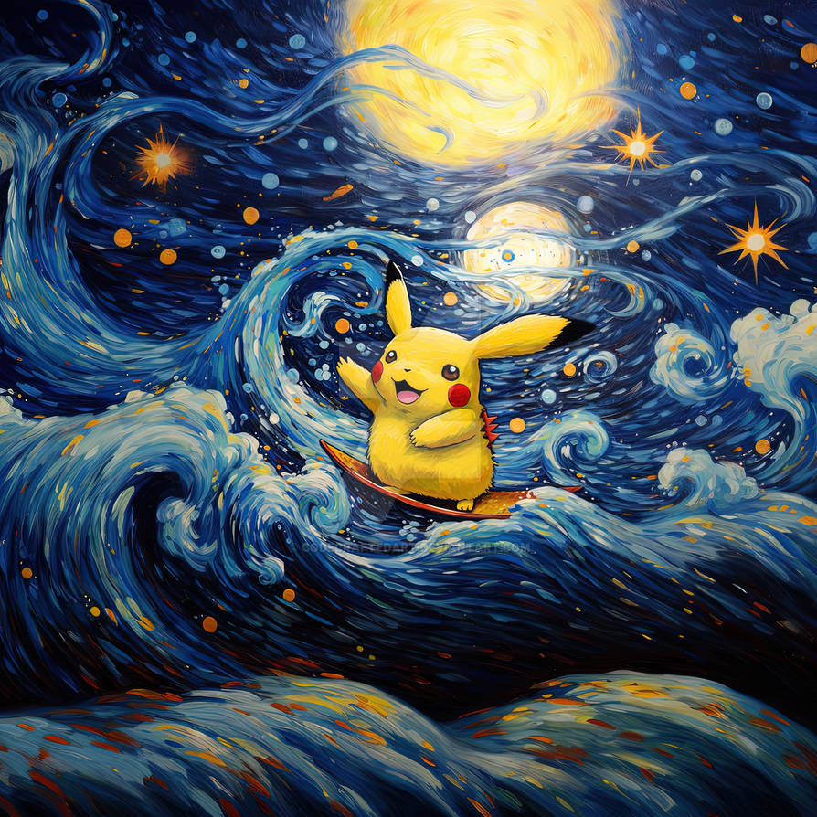 Pikachu Van Gogh By CodeCraftedArt On DeviantArt pikachu-van-gogh-by-codecraftedart-on-deviantart