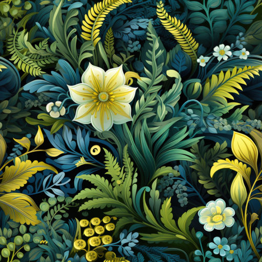 Patterns Profile Picture DeviantArt Seamless Floral Pattern Profile Skin by CodeCraftedArt on ...