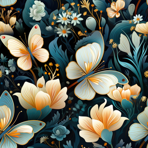 Patterns Profile Picture Seamless Floral Pattern DeviantArt Profile Skin by CodeCraftedArt on ...