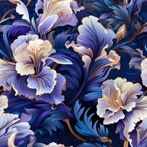 Patterns Profile Picture Seamless Floral Pattern DeviantArt Profile Skin by CodeCraftedArt on ...