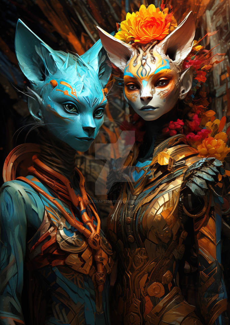 The Twin Empresses of Etheria by CodeCraftedArt on DeviantArt