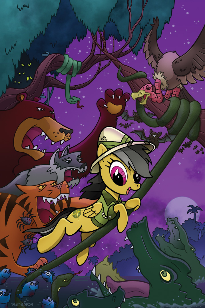 Daring Do - My Little Pony #16 cover by BillForster