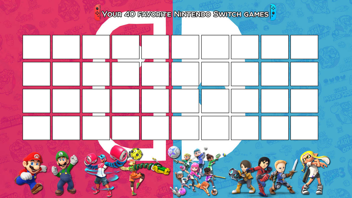 Nintendo Switch template by Alexander2ksmille on DeviantArt