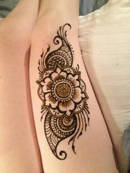 Henna Thigh Piece