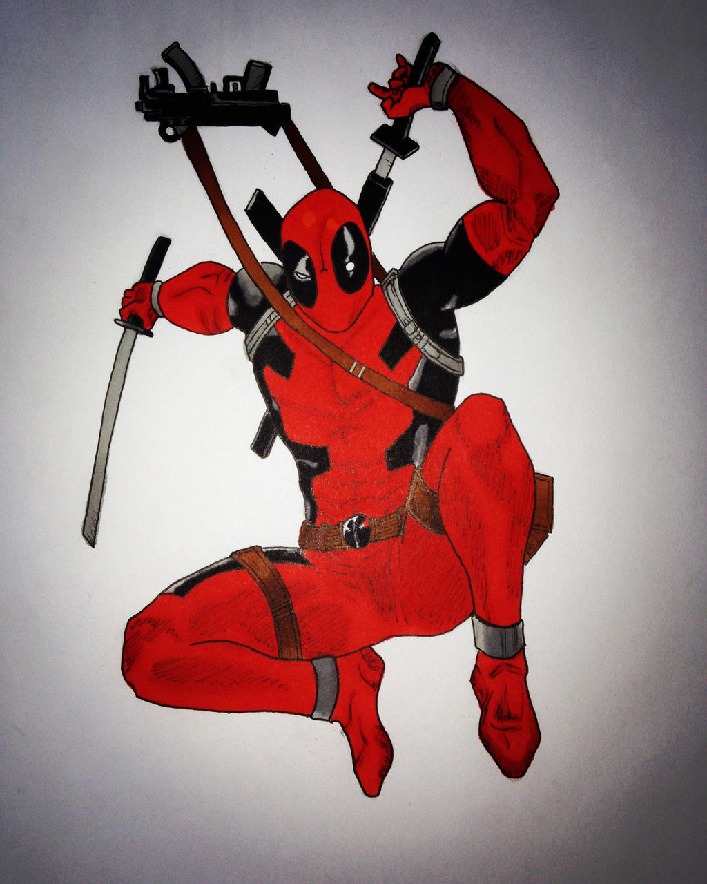 Deadpool Invert Color Colored Deadpool by Meguiart on DeviantArt