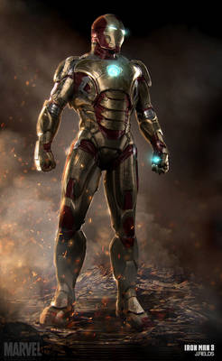 Iron Man 3 posed mark 42