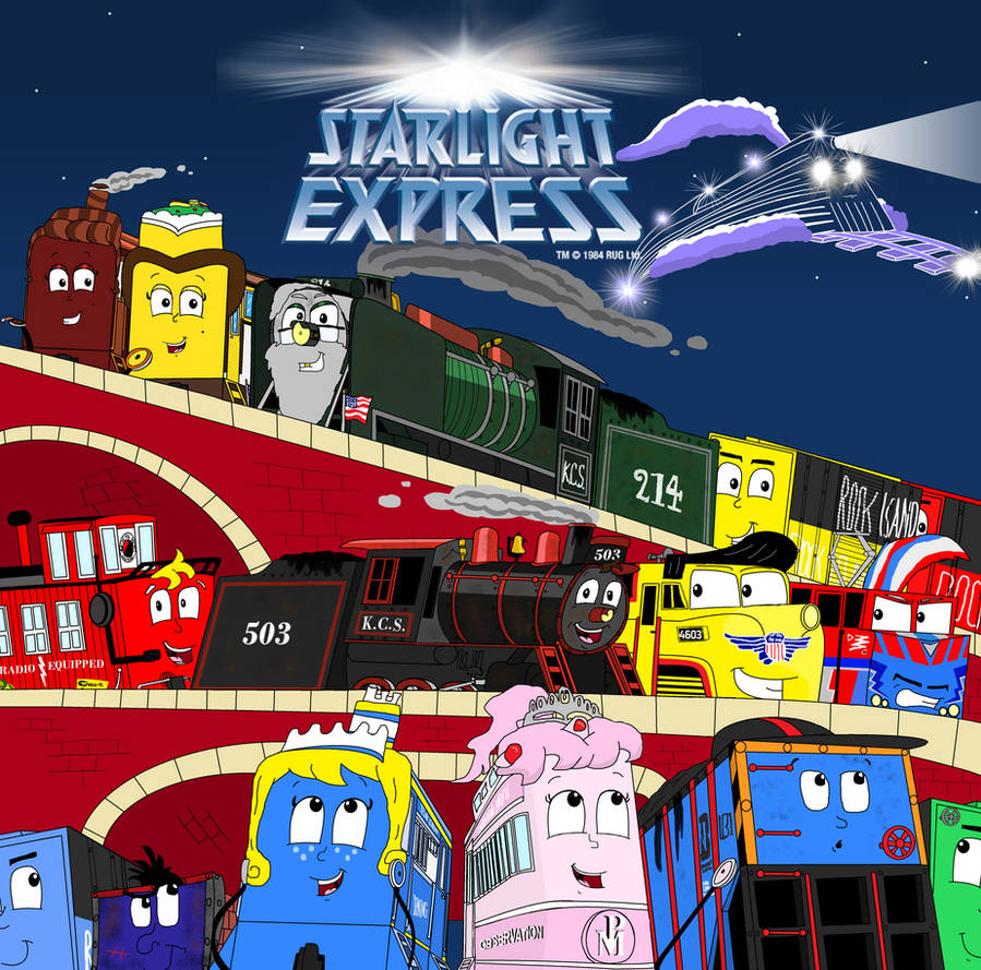 Starlight Express series poster 2 by CloddyProductions203 on DeviantArt