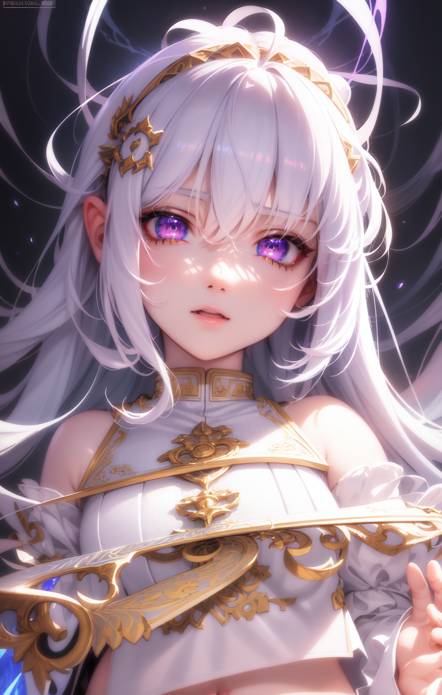 white hair girl - 1 by rezjoy on DeviantArt