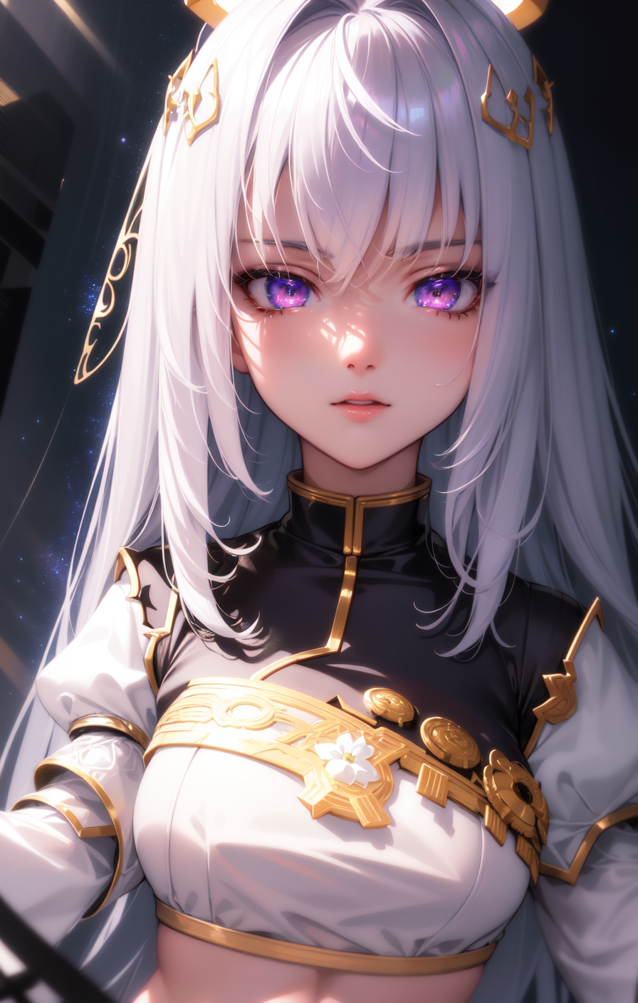 white hair girl - 1 by rezjoy on DeviantArt