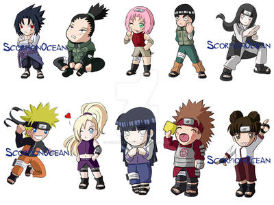 naruto stickers by scorpionocean on deviantart