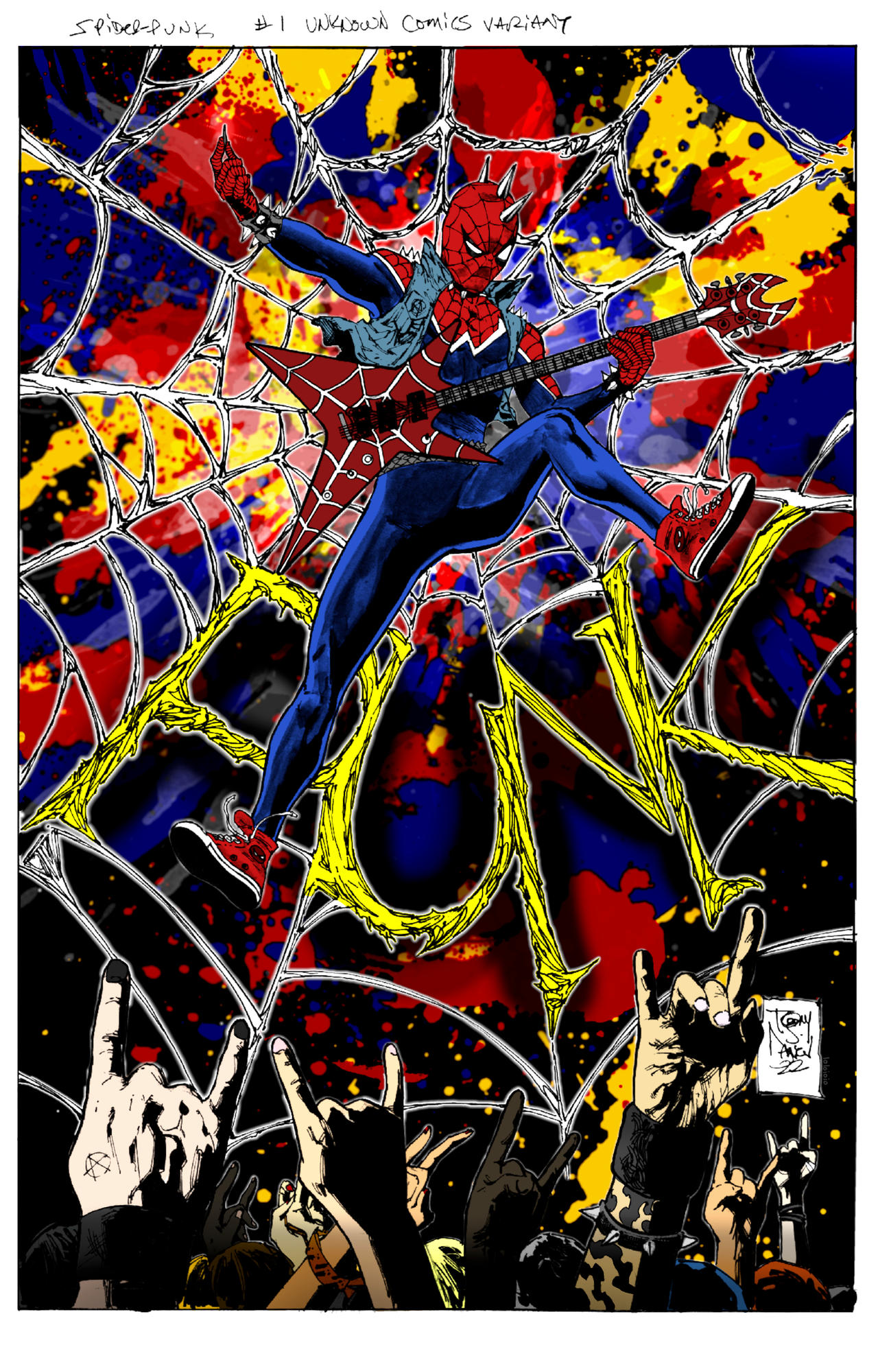 Spiderpunk, an art card by Art by Alana - INPRNT