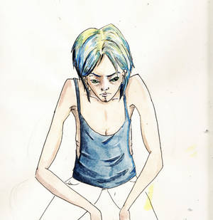 Watercolor sketch.