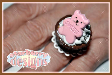 Resin Teddy Lace Ring