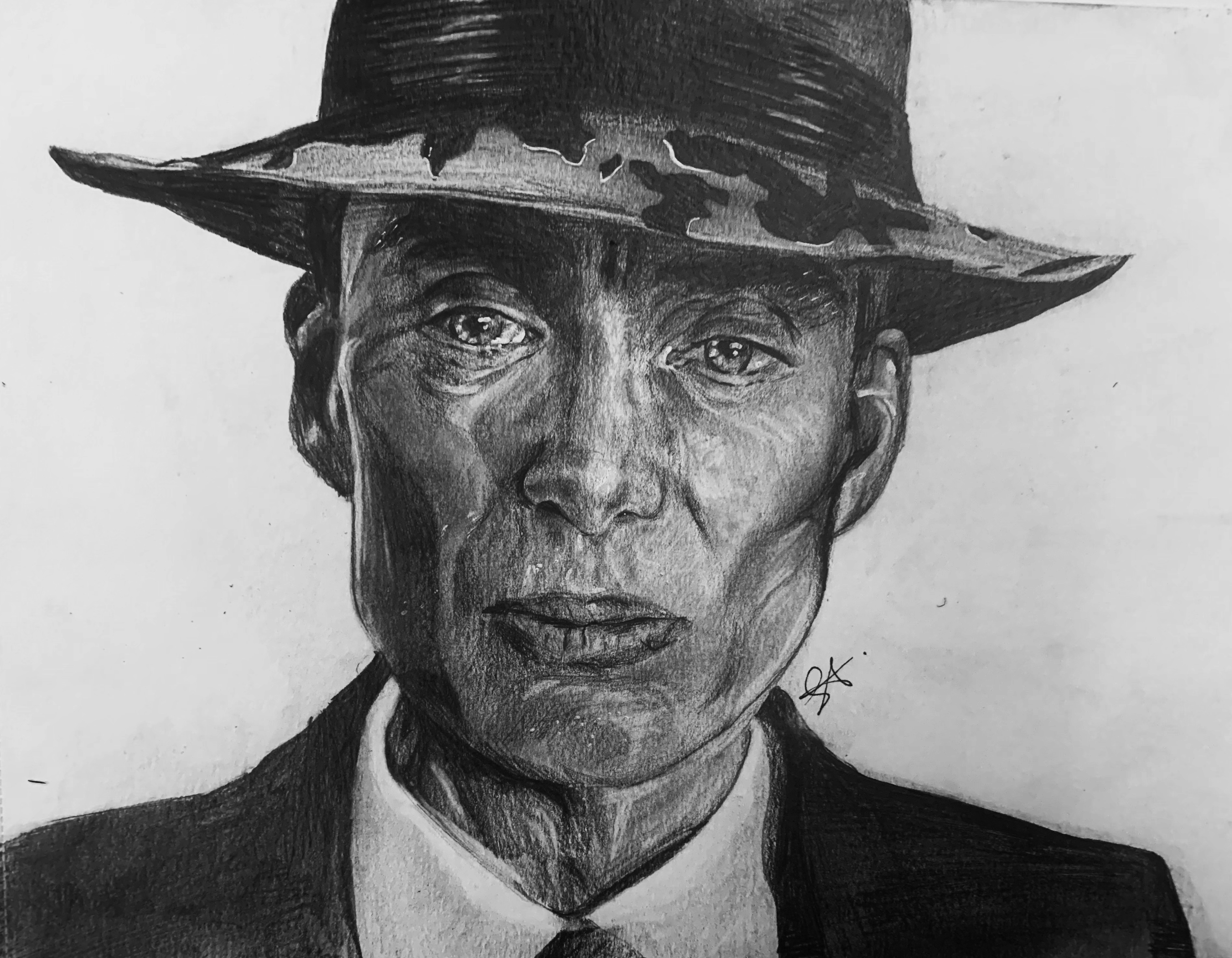 Cillian Murphy Oppenheimer drawing by qwzensArt on DeviantArt