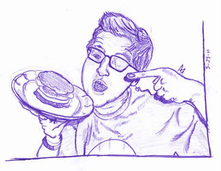 Neon Pancakes Sketch