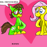 Doodle Sketch Loves Fluttershy