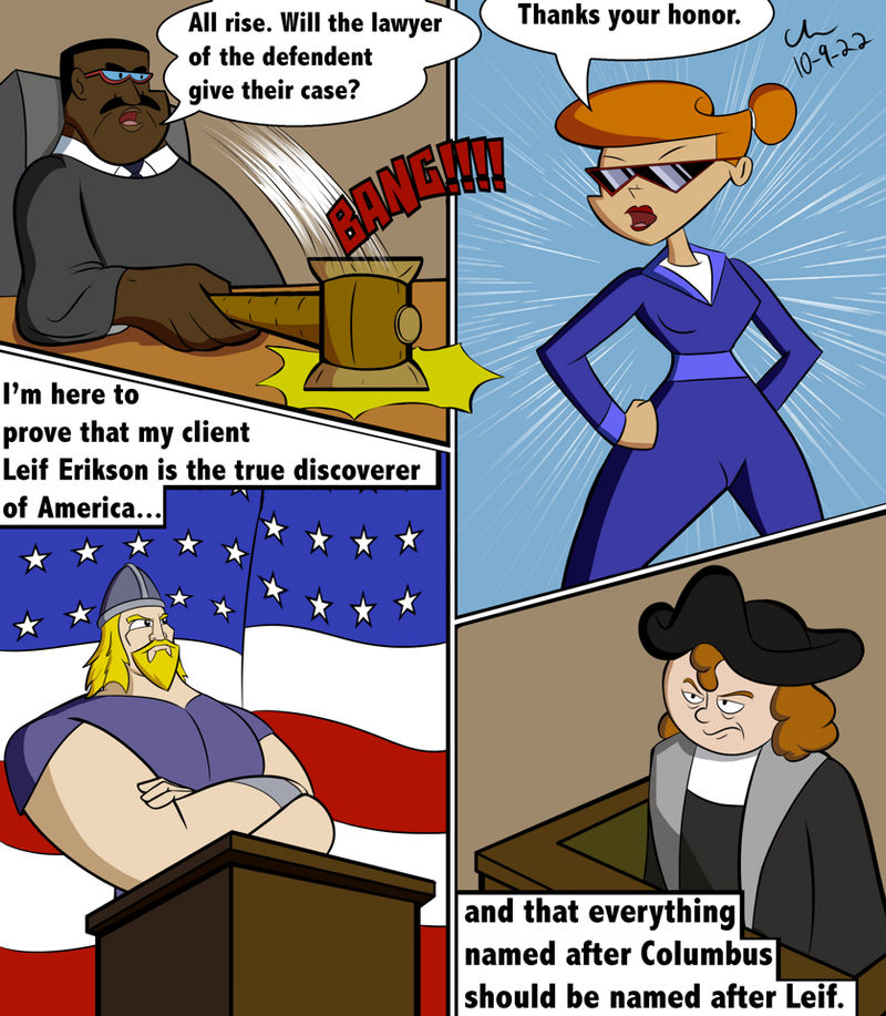 Lief Erikson In Court by CHCHcartoons on DeviantArt